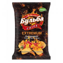 Чіпси з натуральної картоплі "Гострий перець EXTREMUM" 0.75гр.