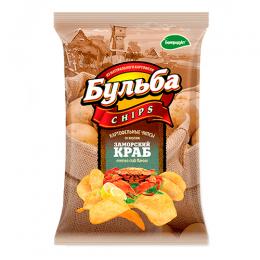 Чіпси з натуральної картоплі "Заморський краб" 0,75гр.