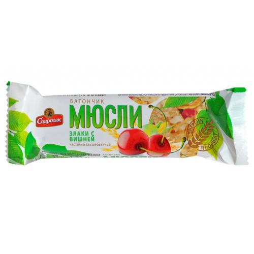 Батончик-мюслі "Злаки з вишнею" 35 г