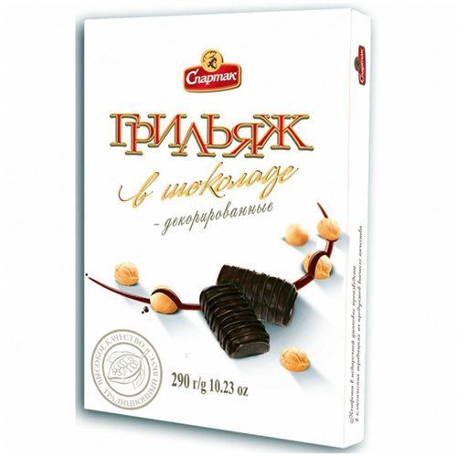 Цукерки "Грильяж в шоколаді" 290 г