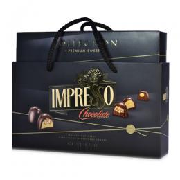 Подарунковий набір шоколадних цукерок "Impresso", чорний 424 г