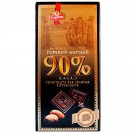 Шоколад "ГІРКИЙ-ЕЛІТНИЙ 90%" 90 г